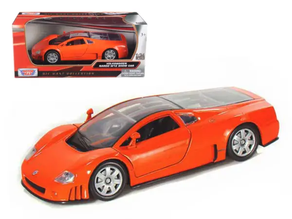 Volkswagen Nardo W12 Orange 1/24 Diecast Car Model by Motormax #1