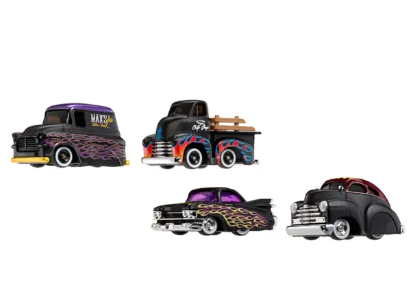 "Dead Sleds" Double Pack Series 7 Set of 4 Cars Diecast Model Cars by CarTuned #2