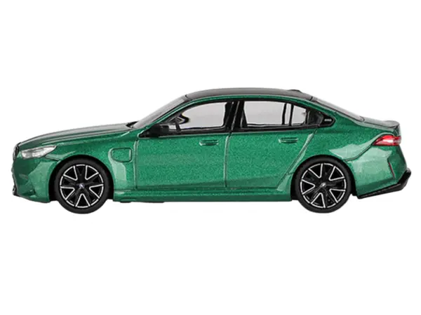 BMW M5 Isle of Man Green Metallic with Carbon Top Limited Edition 1/64 Diecast Model Car by Mini GT #2