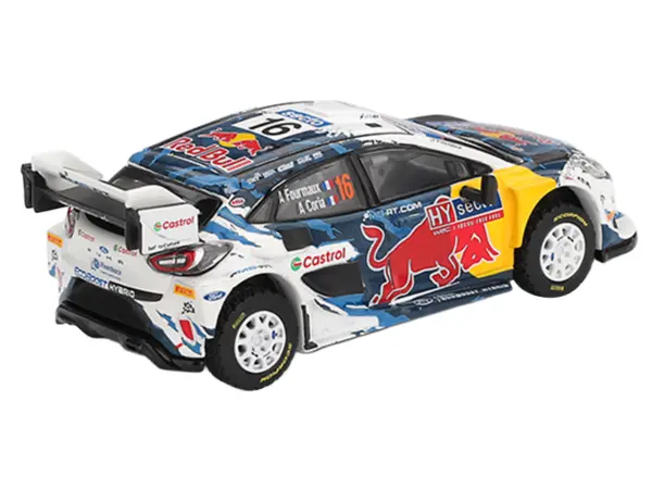 Ford Puma Rally1 #16 Adrien Fourmaux - Alexandre Coria "M-Sport Ford WRT" 3rd Place "Rally Finland" (2024) Limited Edition 1/64 Diecast Model Car by Mini GT #3