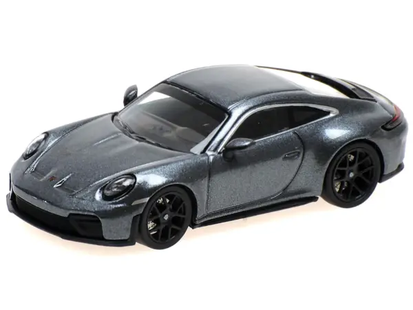 2025 Porsche 911 (992.2) GT3 Touring Gray Metallic Limited Edition to 240 pieces Worldwide 1/64 Diecast Model Car by Minichamps #2