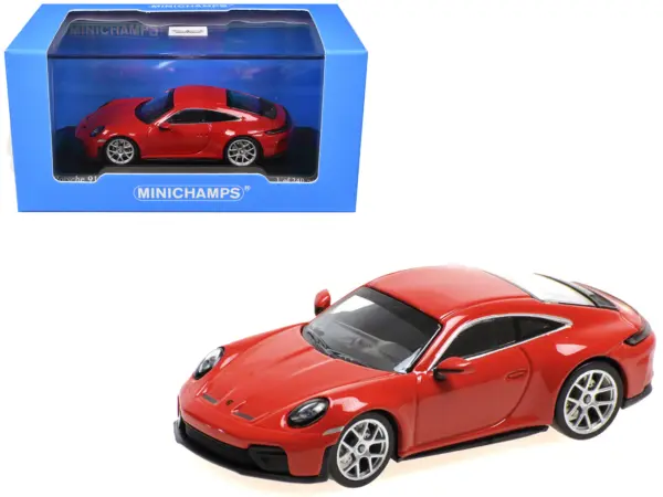 2025 Porsche 911 (992.2) GT3 Touring Red Limited Edition to 240 pieces Worldwide 1/64 Diecast Model Car by Minichamps #1
