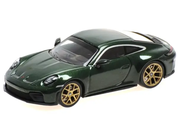 2025 Porsche 911 (992.2) GT3 Touring Green Metallic Limited Edition to 240 pieces Worldwide 1/64 Diecast Model Car by Minichamps #2