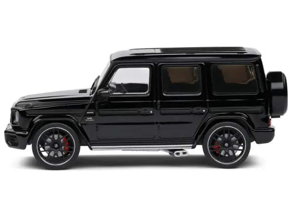 2022 Mercedes-Benz AMG G63 Obsidian Black Metallic 1/43 Diecast Model Car by Solido #2