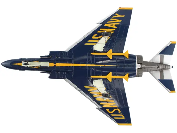 McDonnell Douglas F-4J Phantom II Fighter-Bomber Aircraft "Blue Angels Cdr. Harley Hall 1970 to 1971 Season" United States Navy "Air Power Series" 1/72 Diecast Model by Hobby Master #4