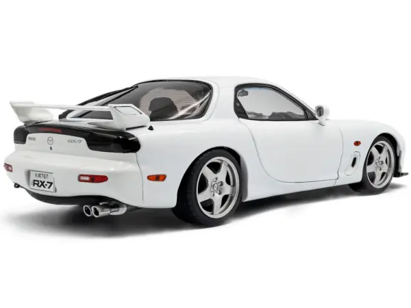 2001 Mazda RX7 Type RS (FD3S) RHD (Right Hand Drive) White 1/18 Diecast Model Car by Solido #4