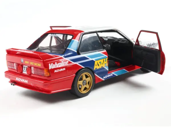 BMW E30 M3 #27 Atsushi Kawamoto - Anthony Reid "Japanese Touring Car Championship" (1986) "Competition" Series 1/18 Diecast Model Car by Solido #4