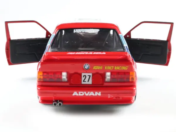 BMW E30 M3 #27 Atsushi Kawamoto - Anthony Reid "Japanese Touring Car Championship" (1986) "Competition" Series 1/18 Diecast Model Car by Solido #5