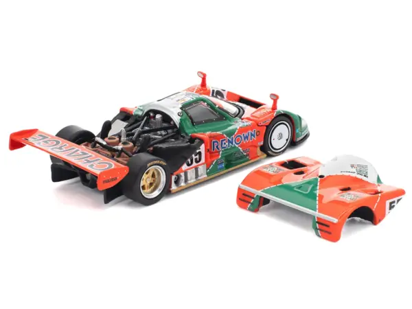 Mazda 787B #55 Johnny Herbert - Volker Weidler - Bertrand Gachot "Mazdaspeed" Winner "24 Hours of Le Mans" (1991) 1/64 Diecast Model Car by Pop Race #5