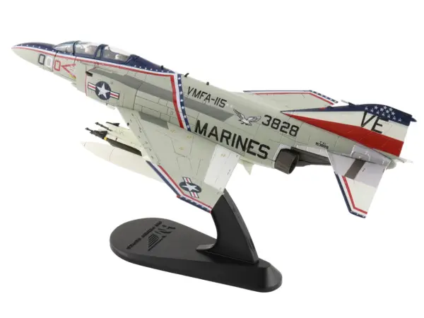 McDonnell Douglas F-4J Phantom II Fighter-Bomber Aircraft "153828 MCAS Iwakuni Japan" (1976) United States Marine Corps "Air Power Series" 1/72 Diecast Model by Hobby Master #5