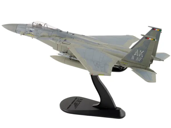 McDonnell Douglas F-15C Eagle Fighter Aircraft "85-0111 11th Air Force Elmendorf Air Force Base Alaska" United States Air Force "Air Power Series" 1/72 Diecast Model by Hobby Master #5