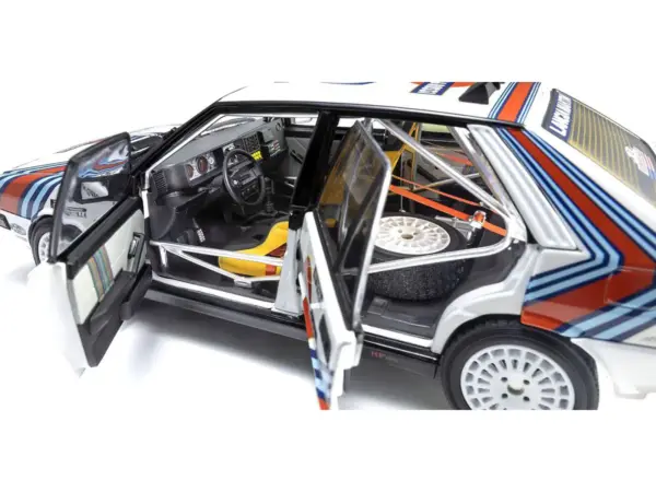 Lancia Delta HF 4WD #3 Juha Kankkunen - Juha Piironen "Martini Racing" Winner "Olympus Rally" (1987) 1/18 Diecast Model Car by Kyosho #3