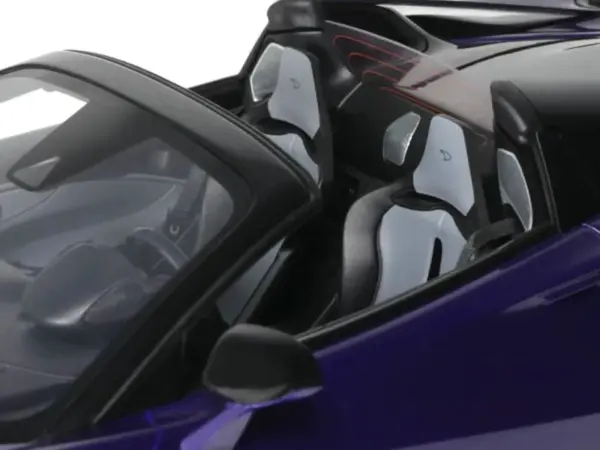 2024 McLaren Artura Spider Lantana Purple Metallic 1/18 Model Car by GT Spirit #3