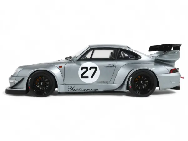 2024 RWB Yuiitsumuni #27 Silver Metallic 1/18 Model Car by GT Spirit #4