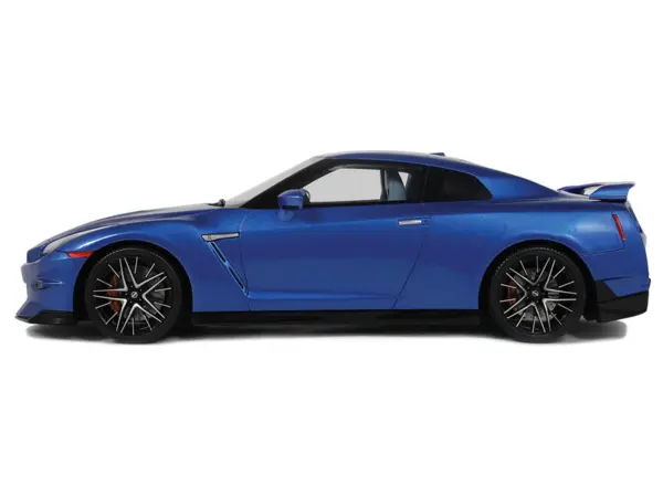 2024 Nissan GT-R Skyline Edition Bayside Blue Metallic 1/18 Model Car by GT Spirit #4