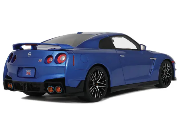 2024 Nissan GT-R Skyline Edition Bayside Blue Metallic 1/18 Model Car by GT Spirit #5