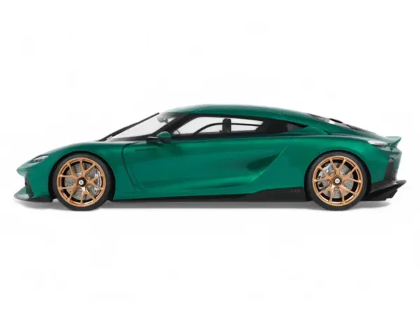 2024 Koenigsegg Gemera Racing Green Metallic 1/18 Model Car by GT Spirit #4