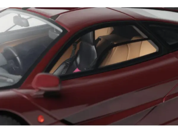 1992 McLaren F1 Dark Red 1/18 Model Car by GT Spirit #3