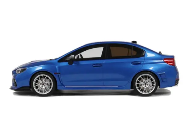 2015 Subaru WRX Sti S207 RHD (Right Hand Drive) Blue Pearl Metallic Limited Edition to 2000 pieces Worldwide 1/18 Model Car by Otto Mobile #4