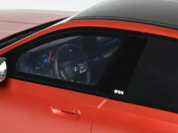 2025 BMW M5 (G90) Pebble Beach Edition Fire Orange Metallic with Black Top 1/18 Model Car by GT Spirit #3