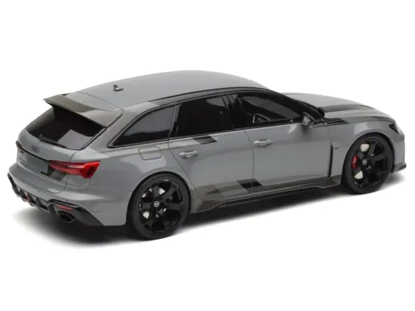 2024 Audi RS 6 GT Gray 1/18 Model Car by GT Spirit #3
