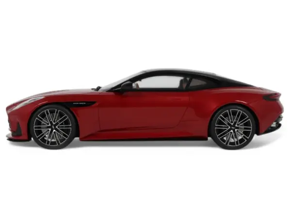 2023 Aston Martin DB12 Hyper Red with Black Top 1/18 Model Car by GT Spirit #4