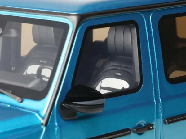 2024 Mercedes-Benz G 63 AMG Hyper Blue Magno Metallic 1/18 Model Car by GT Spirit #3