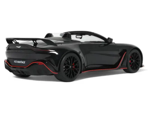 2023 Aston Martin V12 Vantage Roadster Onyx Black 1/18 Model Car by GT Spirit #5