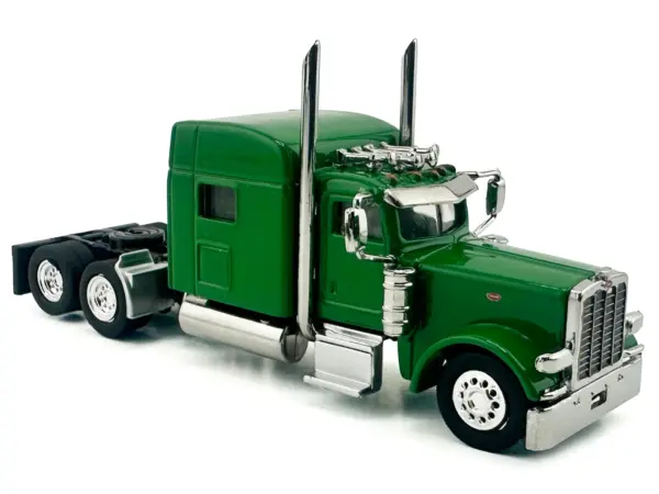 Kenworth W900L Truck Tractor with Sleeper Cab Green  1/87 (HO) Scale Plastic Model Car by HO Logistics #3