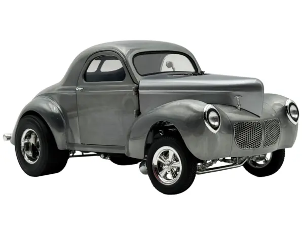 1940 Gasser "Hammered Steel" Raw Metal Limited Edition to 306 pieces Worldwide 1/18 Diecast Model Car by ACME #2