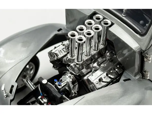 1940 Gasser "Hammered Steel" Raw Metal Limited Edition to 306 pieces Worldwide 1/18 Diecast Model Car by ACME #3