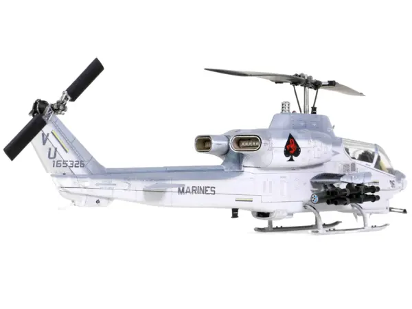 Bell AH-1W Whiskey Cobra Attack Helicopter (NTS Exhaust Nozzle) "U.S Marine Corps Squadron 267 Final Flight of the AH-1W Camp Pendleton" (23 March 2012) 1/48 Diecast Model by Forces of Valor #3