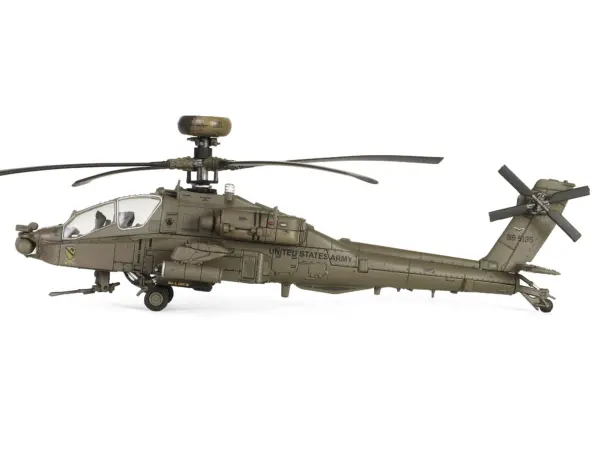 Boeing Apache AH-64D Longbow Attack Helicopter "99-5135 of C Company 1-227 ATKHB 1st Cavalry Division 11th Aviation Regiment (Attack) Karbala Operation Iraq Freedom" (2003) United States Army 1/72 Diecast Model by Forces of Valor #5