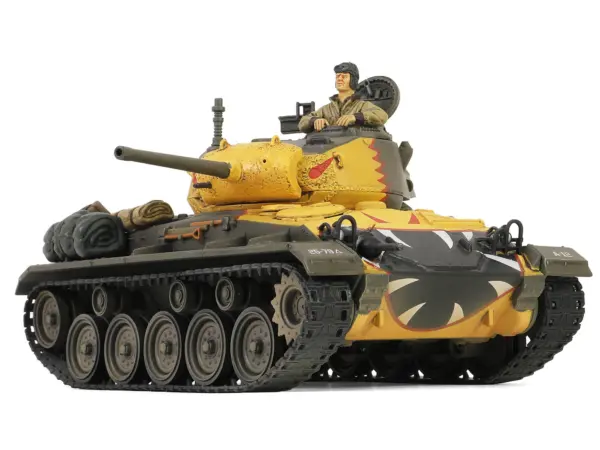 M24 Chaffee Light Tank "Tiger Face 79th Tank Btn Han River South Korea" (1950) United States Army "Armoured Fighting Vehicle" Series 1/32 Diecast Model by Forces of Valor #4