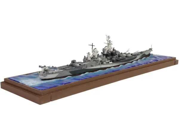 USS Missouri (BB-63) Iowa-class Battleship "Battle of Okinawa" (1945) United States Navy (Waterline Edition) "Battleship" Series 1/700 Diecast Model by Forces of Valor #5
