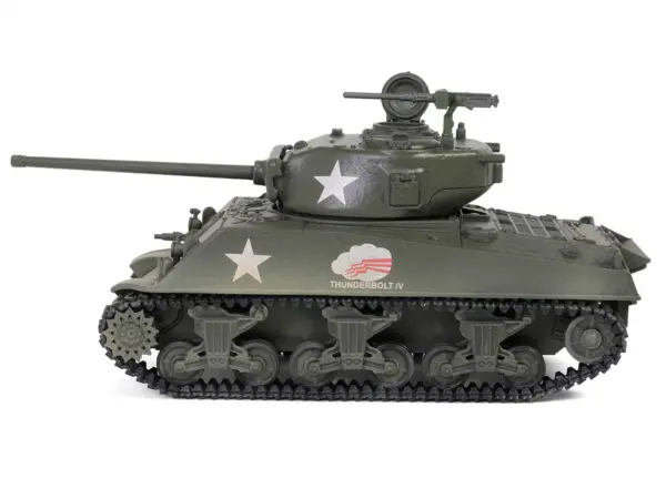 U.S. Sherman M4A3(76) Medium Tank "THUNDERBOLT IV 37th Tank Battalion 4th Armored Division Bastogne" (1944) United States Army "Mini AFV" Series 1/64 Diecast Model by Forces of Valor #2
