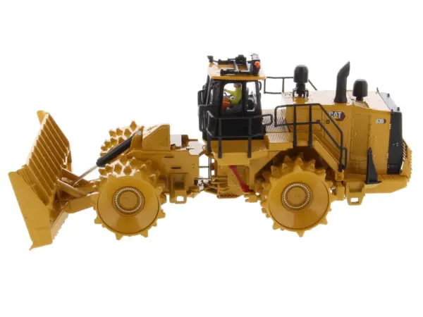 CAT Caterpillar 836 Landfill Compactor Yellow "High Line" Series 1/50 Diecast Model by Diecast Masters #2