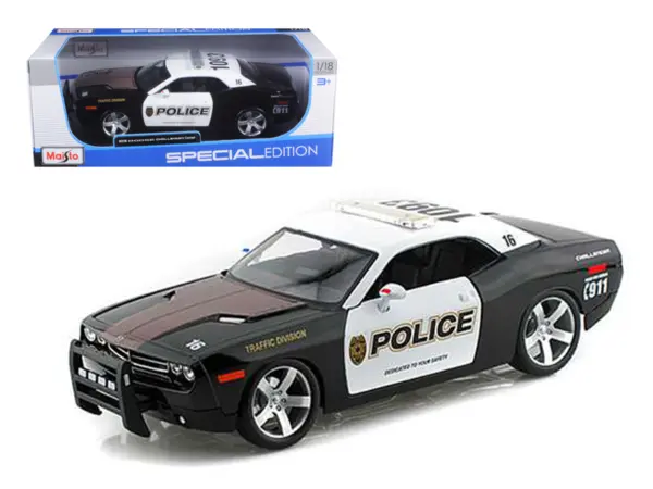 2006 Dodge Challenger Concept Police 1/18 Diecast Model Car by Maisto #1