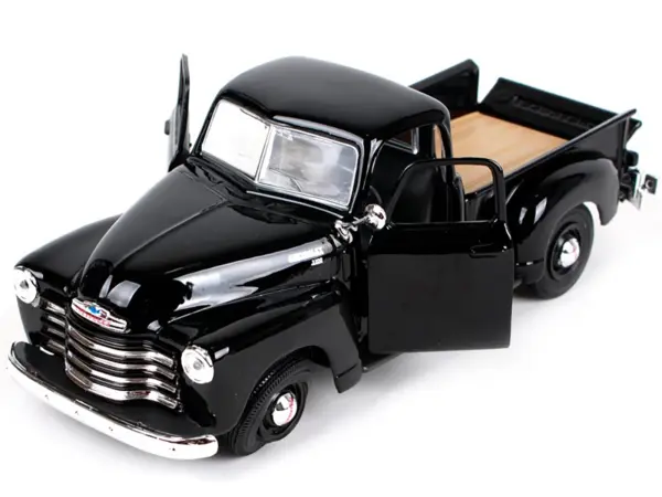 1950 Chevrolet 3100 Pickup Truck Black 1/25 Diecast Model Car by Maisto #2