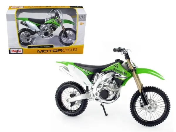 Kawasaki KX 450F Green 1/12 Diecast Motorcycle Model by Maisto #1