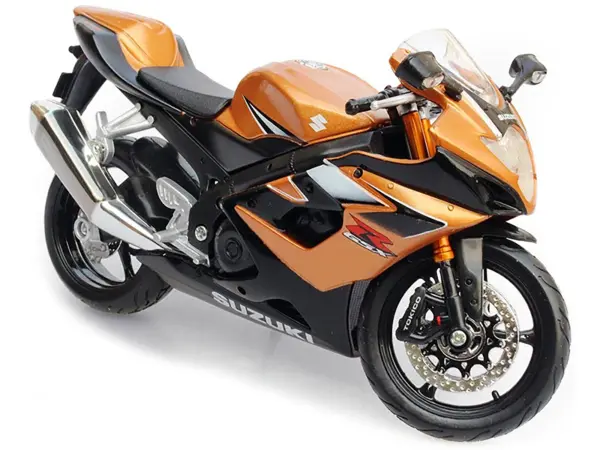Suzuki GSX R1000 Bronze 1/12 Diecast Motorcycle Model by Maisto #2