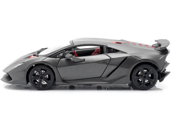 Lamborghini Sesto Elemento Matt Grey 1/24 Diecast Car Model by Bburago #3