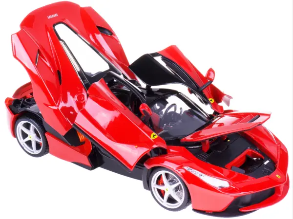 Ferrari LaFerrari F70 Red with Black Top "Signature Series" 1/18 Diecast Model Car by Bburago #2