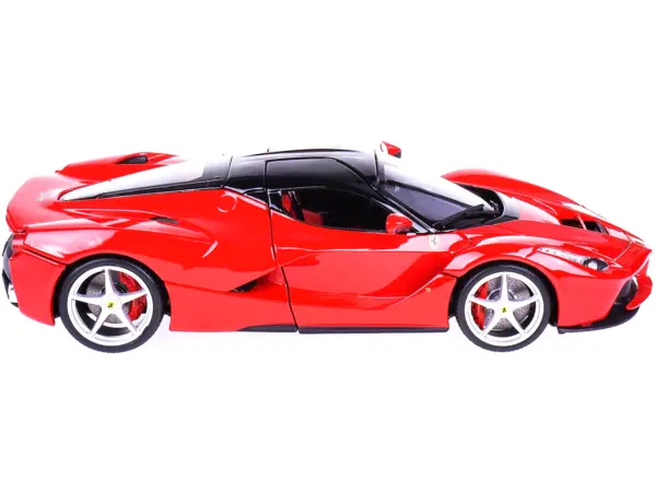 Ferrari LaFerrari F70 Red with Black Top "Signature Series" 1/18 Diecast Model Car by Bburago #3