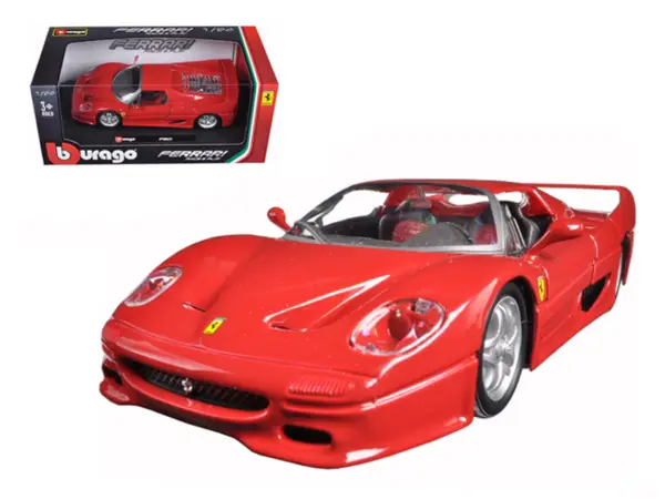 Ferrari F50 Red 1/24 Diecast Model Car by Bburago #1