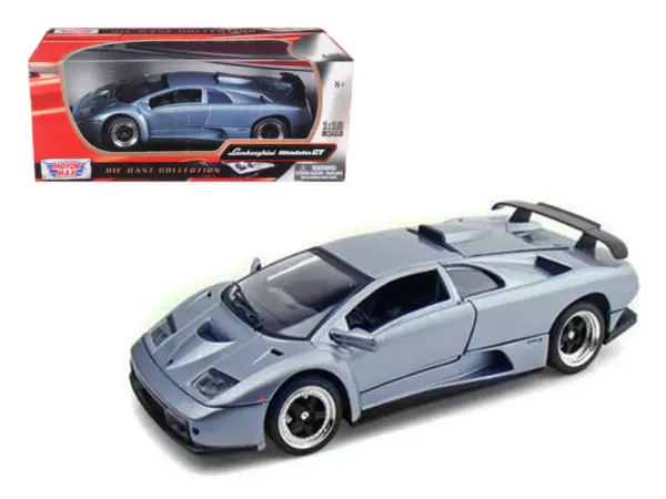 Lamborghini Diablo GT Silver 1/18 Diecast Model Car by Motormax #1