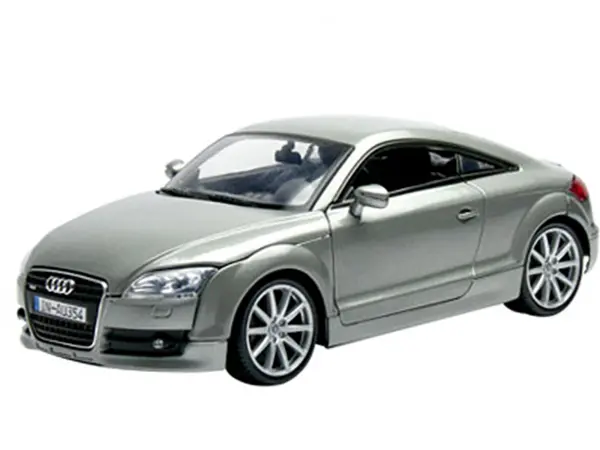 2007 Audi TT Coupe Grey 1/18 Diecast Car Model by Motormax #2