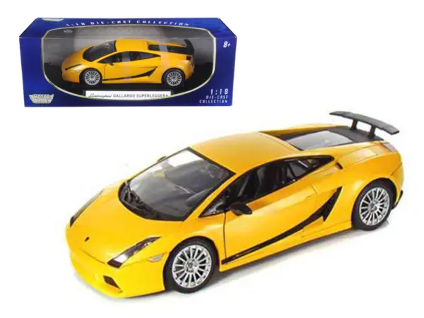 Lamborghini Gallardo Superleggera Orange 1/18 Diecast Model Car by Motormax #1