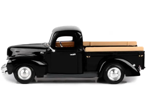 1940 Ford Pickup Truck Black 1/24 Diecast Model Car by Motormax #2