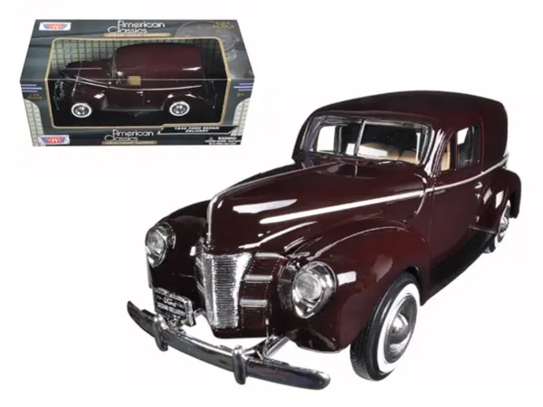 1940 Ford Sedan Delivery Brown 1/24 Diecast Model Car by Motormax #1